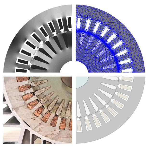 Electric machine cross-section